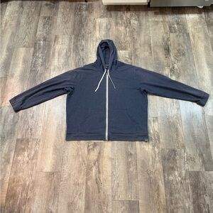 Eddie Bauer Men's Navy Blue Hoodie Sweater (Size: 2XL)